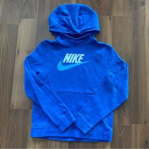Nike Kids‎ Sweatshirt Hoodie Blue Size Small NWOT Thumb Holes Unisex